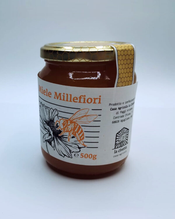 Miele millefiori, vaso Kg.0,500